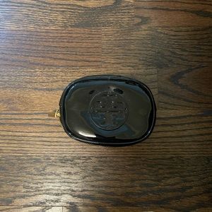 Tory Burch Black Patent Leather Cosmetic/Jewelry Case